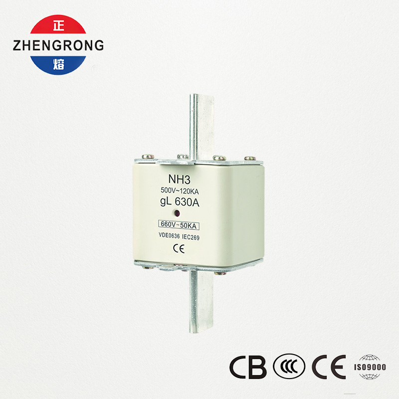 CE & IEC Certified Fuse Link NH3 660V 630A High Breaking Capacity CE & IEC Certified Fuse Link NH3 660V 630A High Breaking Capacity