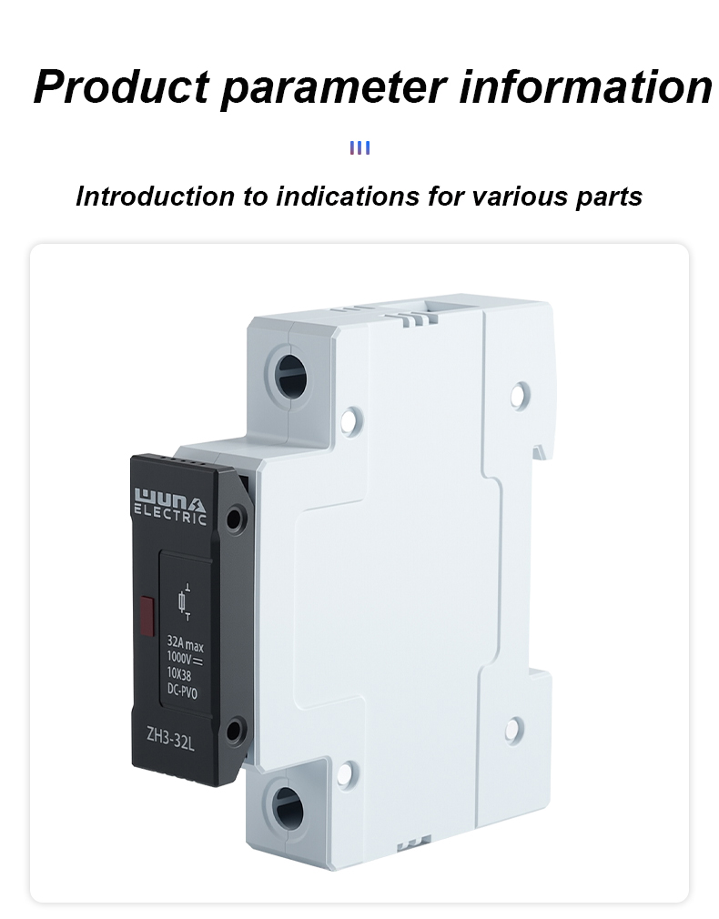 ZH32L DC 1000V Fuse Holder ZH32L DC 1000V Fuse Holder